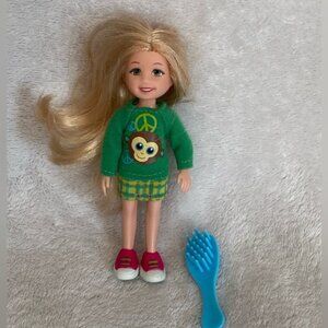 Ty LIL LI'L LITTLE ONES Awesome Abby 4" Doll with Brush And Monkey Shirt 20